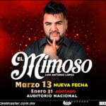 El Mimoso conquista nuevamente el Auditorio Nacional: ¡Fecha extra confirmada!