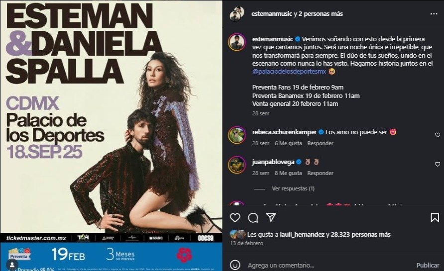 Esteman y Daniela Spalla